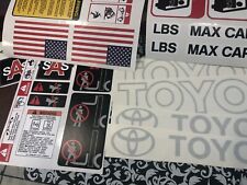 Toyota forklift decal for sale  Upland