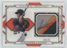 2021 National Treasures Baseball Shadowbox Auto Patch Alexander Canario /25 comprar usado  Enviando para Brazil