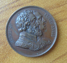 Medalla Francia Henri IV Luis XVIII Diámetro 3,2 CM Numismática Subalpina comprar usado  Enviando para Brazil