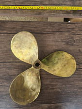 Brass boat propeller for sale  Shipping to Ireland