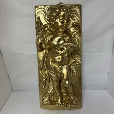 Large golden cherub for sale  East Springfield