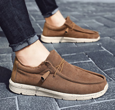 Mocassim masculino forrado de pele inverno quente sapatos casuais botas de tornozelo grossas novo, usado comprar usado  Enviando para Brazil