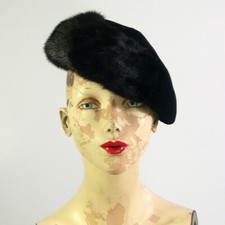 Vintage black fur for sale  LONDON