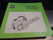 Manuel tronçonneuse stihl d'occasion  Nancy-