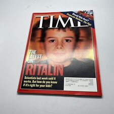 Usado, 1998 November 30, Time Magazine, The Latest On Ritalin/What's Up, GOP? (CP3)  comprar usado  Enviando para Brazil