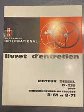 Livret entretien moteur d'occasion  Nancy-
