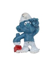 Vintage Smerfy Smerfy Puffi Pitufos Smerf figurka Poland Fałszywa legawka do łodzi (l) na sprzedaż  PL