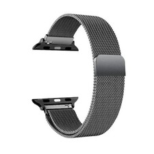Apple Watch pulseira de aço inoxidável 41 mm grafite laço milanês comprar usado  Enviando para Brazil