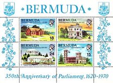 Bermudas #SGMS270 MNH S/S 1970 QEII Parlamento Edificios Iglesia [275a] segunda mano  Embacar hacia Argentina