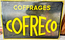 Plaque émaillée coffrages d'occasion  France