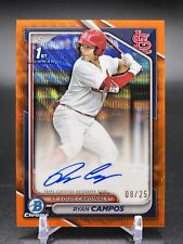 2024 BOWMAN DRAFT RYAN CAMPOS CPA-RCA 1º REFRATOR LARANJA AUTOMÁTICO/25 Cardinals comprar usado  Enviando para Brazil