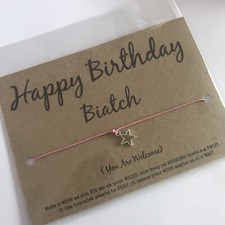 Funny biatch card for sale  MIDDLESBROUGH