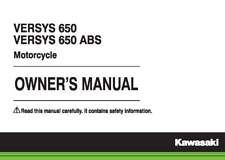 Kawasaki owners manual for sale  Lexington