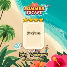 Fire Dance_Mono_poly_-Go_Sticker_4 Star ⭐ Álbum Summer Escape 🔥 Golden Blitz comprar usado  Enviando para Brazil
