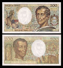 Billet 200 montesquieu d'occasion Billet 200 montesquieu d'occasion  Nancy-