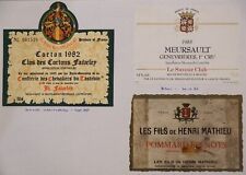 étiquettes vin corton d'occasion  Strasbourg-