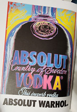 My Absolut Vodka Book 1985 Andy Warhol What the Bartender Saw capa dura 98 páginas comprar usado  Enviando para Brazil