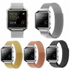 Pulseira de aço inoxidável laço magnético milanês para Fitbit Blaze Tracker comprar usado  Enviando para Brazil