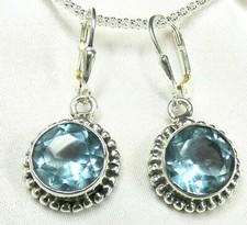 Blautopas hrhänger 925 gebraucht kaufen Blautopas hrhänger 925 gebraucht kaufen  Leutkirch im Allgäu