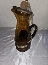 Glass sangria pitcher d'occasion  Expédié en Belgium