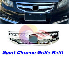 👉 Grelha frontal cromada estilo esporte reajustada para Honda Accord 2011-2012 comprar usado  Enviando para Brazil