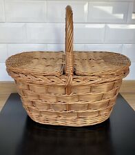 Large wicker vintage for sale  SOUTHAMPTON