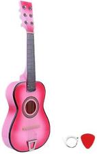 Mini guitarra acústica 23” madeira iniciante brinquedo rosa guitarra crianças presente instrumento comprar usado  Enviando para Brazil