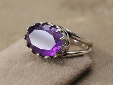 Schicker ring amethyst gebraucht kaufen  Gemünden