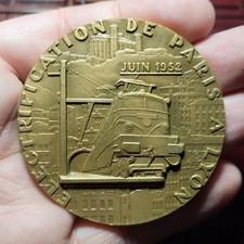 Médaille sncf 1952 d'occasion  Reims