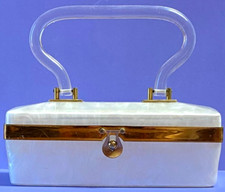 Usado, BOLSA CAIXA LUCITE POR DORSET-REX 5TH AVE. LINDA comprar usado  Enviando para Brazil