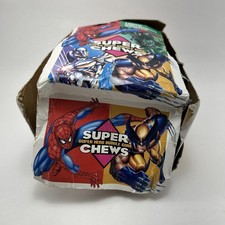 Vintage 1996 Fleer Marvel SUPER MASTIGAR Pacote de Chiclete Exibição de Doces 24 comprar usado  Enviando para Brazil