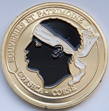 Médaille touristique corse d'occasion  France