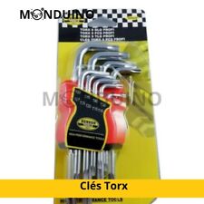 Jeu de 9 Clés Torx étoile Chrome Vanadium Bricolage Mécanique T10 à T50 comprar usado  Enviando para Brazil