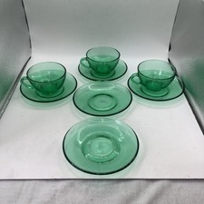 Green glass cups for sale  KIDDERMINSTER