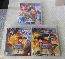PS3 One Piece Pirate Warriors 1 2 3 conjunto de 3 peças comprar usado  Enviando para Brazil