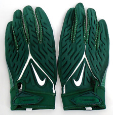 Usado, Guantes de fútbol americano Nike Michigan State Superbad para hombre XL NCAA Pro verde segunda mano  Embacar hacia Argentina