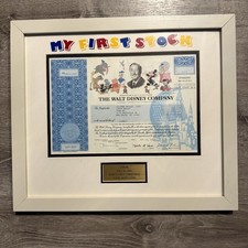 Stock certificate walt for sale  Fishkill