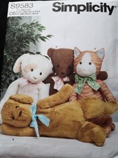 Poseable plush animals for sale  TODMORDEN
