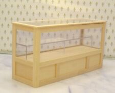 Vitrine frontal de loja "vidro" sem pintura com prateleira interna casa de bonecas miniatura comprar usado  Enviando para Brazil