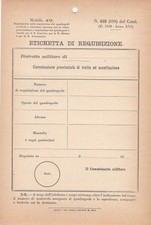 8759 etichetta requisizione usato  Lugo