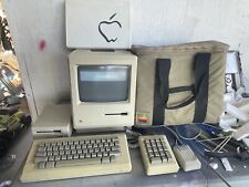 Apple Macintosh 128k com teclado, mouse 128k, 2ª unidade e bolsa na caixa comprar usado  Enviando para Brazil