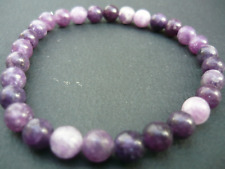 Bracelet perles lépidolite d'occasion  Bordeaux-