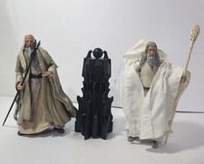 O Senhor dos Anéis Os Feiticeiros Brancos Saruman & Gandalf boneco brinquedo Biz Marvel, usado comprar usado  Enviando para Brazil