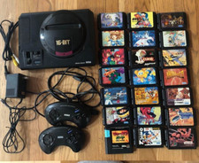 Mega Drive Console 2 Controle 21 Cartirge Game Set Bulk Spiderman Sonic etc comprar usado  Enviando para Brazil