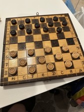 Scacchiera dama legno usato  Monreale