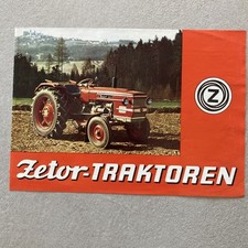Oryginalna broszura Ciągniki Zetor 4 strony A4 Ciągnik na wszystkie koła Bulldog Fendt na sprzedaż  Wysyłka do Poland