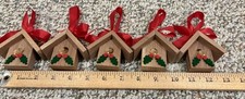 Ornaments birdhouses wooden for sale  Albion