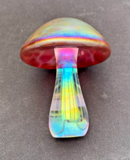 Pink iridescent glass for sale  IPSWICH