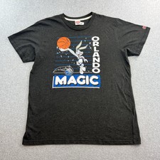 Camisa Orlando Magic Masculina XL Preta Bugs Bunny Gráfica Manga Curta NBA Adulto comprar usado  Enviando para Brazil