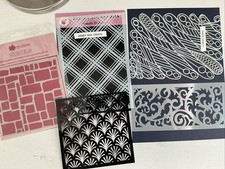 Stencils card making. for sale  WOODFORD GREEN